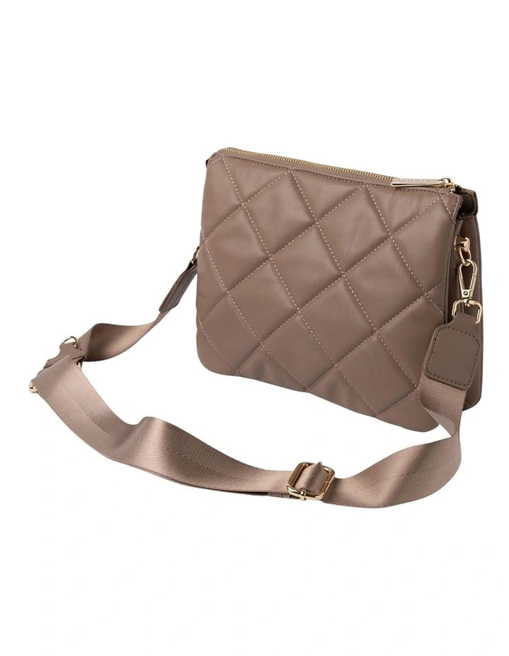 Mocha Two-Faced Jessie Crossbody Bag In Taupe 3 Mocha Two-Faced Jessie Crossbody Bag In Taupe