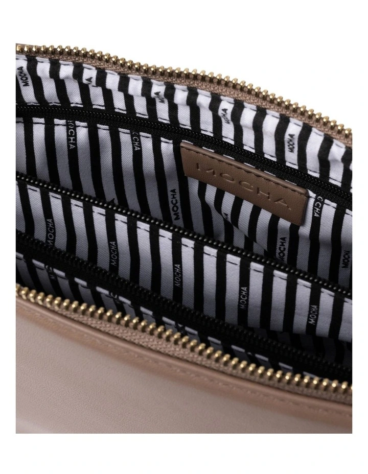 Mocha Two-Faced Jessie Crossbody Bag In Taupe 5 Mocha Two-Faced Jessie Crossbody Bag In Taupe - Image 3