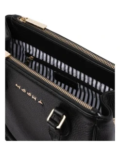 Mocha Whitney Leather Tote In Black -Mocha shop 905073400 3 1 720x928