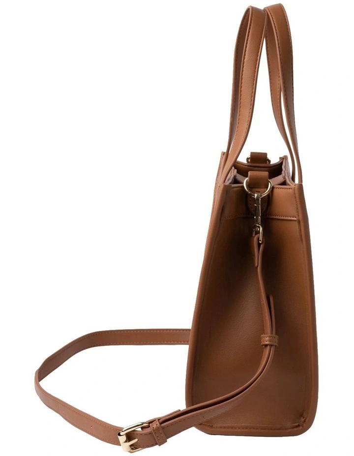 Mocha Maple Small Tote Bag In Tan 4 Mocha Maple Small Tote Bag In Tan - Image 2