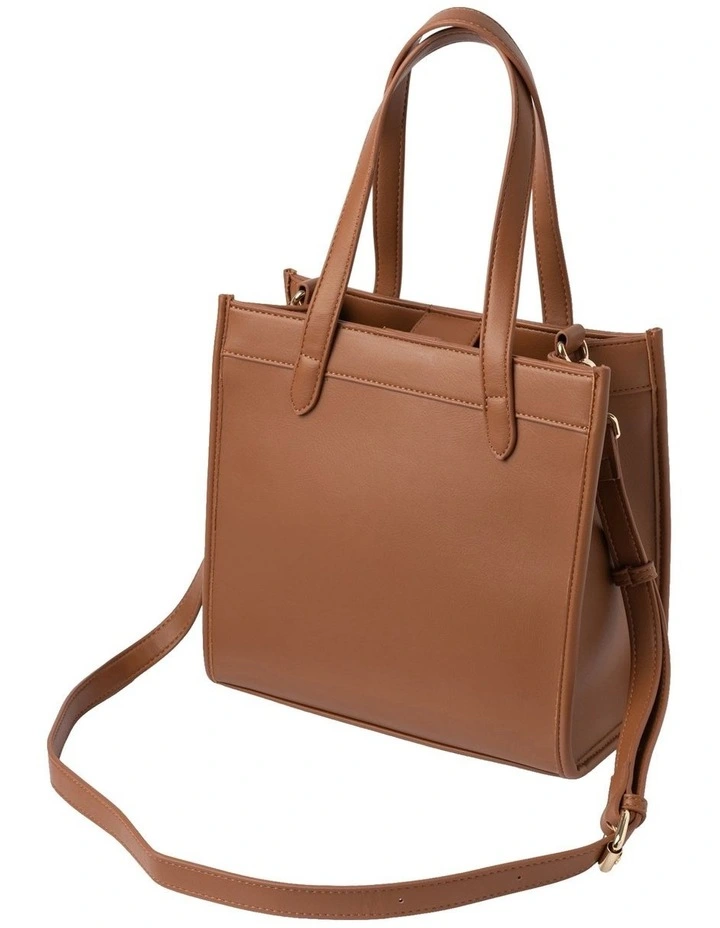 Mocha Maple Small Tote Bag In Tan 6 Mocha Maple Small Tote Bag In Tan - Image 4