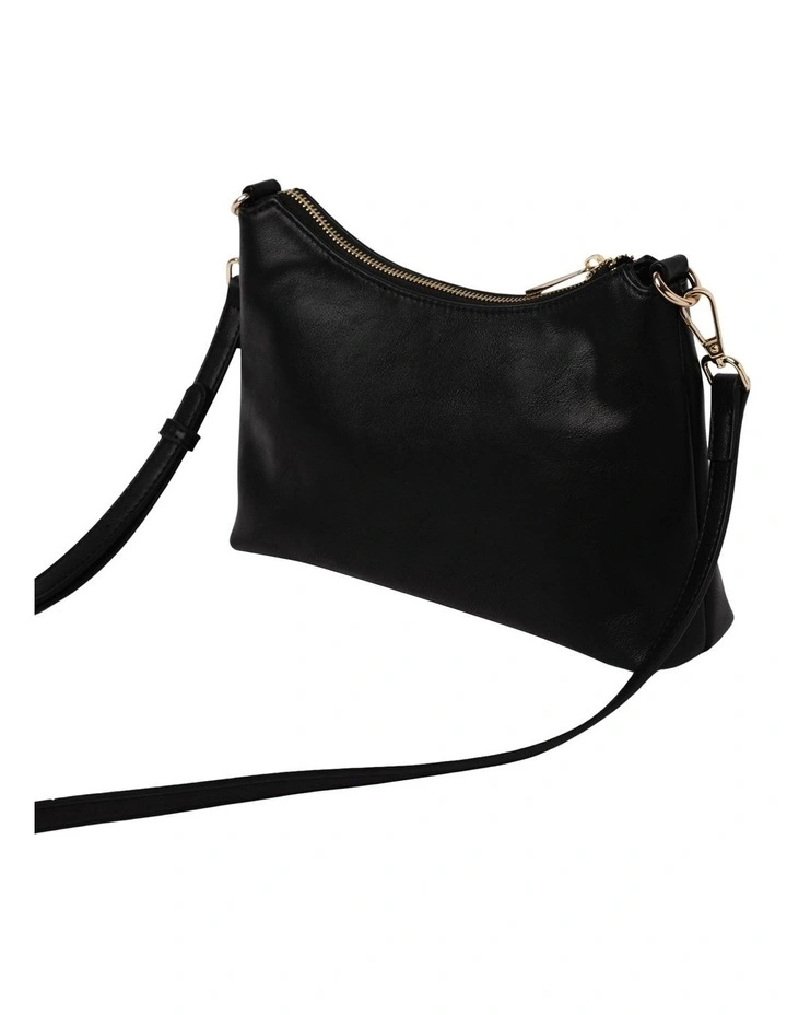 Mocha Heidi Chain Crossbody Bag In Black 7 Mocha Heidi Chain Crossbody Bag In Black - Image 5