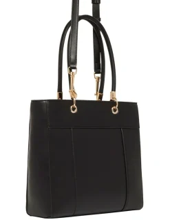 1978W Isabelle Black Tote Bag 8 1978W Isabelle Black Tote Bag -Mocha shop 906805900 3 720x928