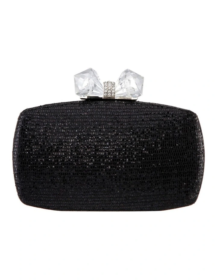NINA Felice Black Glitter Bag 3 NINA Felice Black Glitter Bag