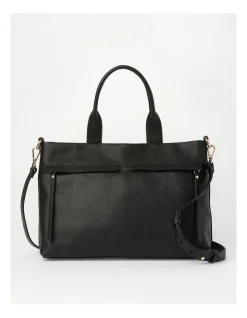 Trent Nathan Tanya Zip Top Tote Bag In Black