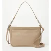 Trent Nathan Tanya Zip Top Shoulder Bag In Oatmeal