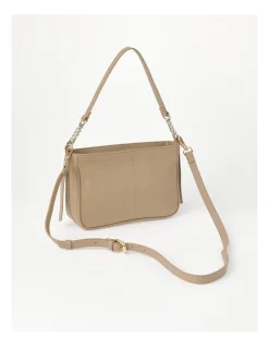 Trent Nathan Tanya Zip Top Shoulder Bag In Oatmeal 9 Trent Nathan Tanya Zip Top Shoulder Bag In Oatmeal -Mocha shop 917439670 3 720x928