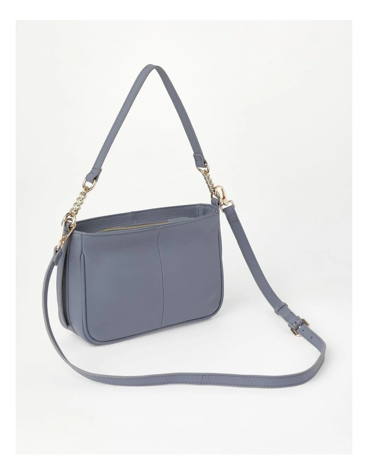 Trent Nathan Tanya Zip Top Shoulder Bag In Blue 5 Trent Nathan Tanya Zip Top Shoulder Bag In Blue - Image 3