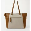 Trent Nathan Alana Zip Top Tote Bag In Combo Brown 1 Trent Nathan Alana Zip Top Tote Bag In Combo Brown -Mocha shop 917439850 1 1 720x928