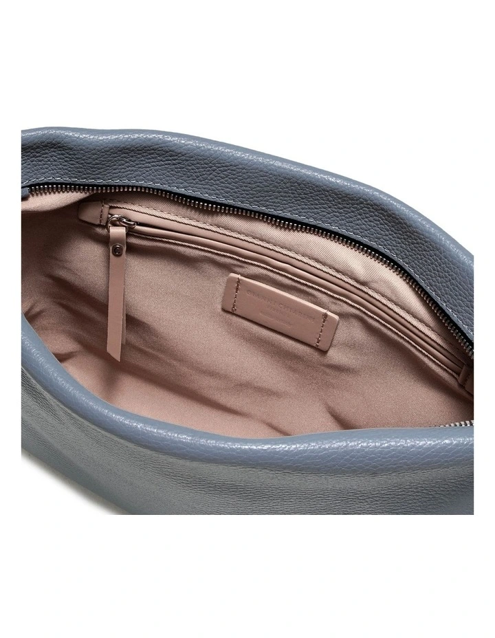 Gianni Chiarini Brenda Soft Blue Zip Top Crossbody Bag 7 Gianni Chiarini Brenda Soft Blue Zip Top Crossbody Bag - Image 5