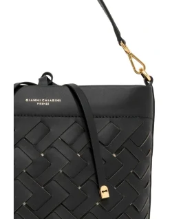 Gianni Chiarini Nur Nero Zip Top Shoulder Bag -Mocha shop 918298000 5 720x928