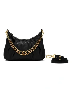 Gianni Chiarini Bonnie Nero Baguette Shoulder Bag