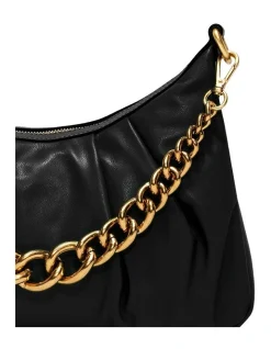 Gianni Chiarini Bonnie Nero Baguette Shoulder Bag -Mocha shop 918298540 6 720x928