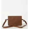 Basque Carol Leather Flapover Crossbody Bag In Brown -Mocha shop 918994510 1 720x928