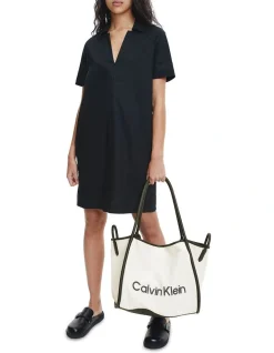 Calvin Klein Resort Refibra Sand Zip Top Tote Bag In White 11 Calvin Klein Resort Refibra Sand Zip Top Tote Bag In White -Mocha shop 919799830 5 720x928