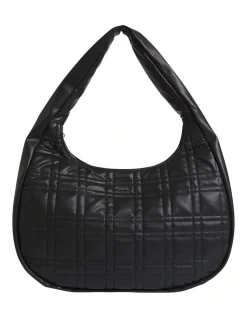 Calvin Klein Ck Touch Recycled Hobo Bag In Black