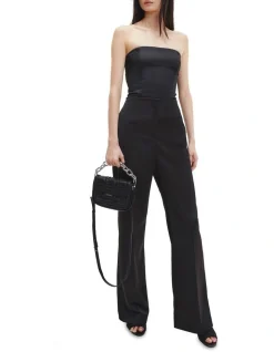 Calvin Klein Ck Touch Faux Leather Convertible Quilted Crossbody Bag In Black -Mocha shop 919800910 5 720x928