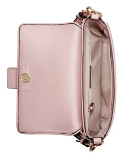 Nine West Zetta Modern Pink Flapover Shoulder Bag -Mocha shop 920251990 4 720x928