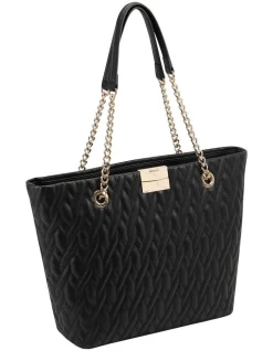 Nine West Gracelyn Black Zip Top Tote Bag 8 Nine West Gracelyn Black Zip Top Tote Bag -Mocha shop 920252080 3 720x928
