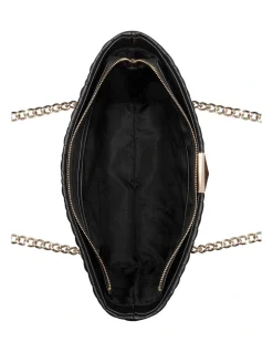 Nine West Gracelyn Black Zip Top Tote Bag 9 Nine West Gracelyn Black Zip Top Tote Bag -Mocha shop 920252080 4 720x928