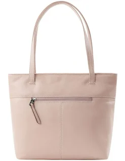 Cellini Nelson Blush Zip Top Tote Bag In Blush Pink -Mocha shop 921565810 3 720x928