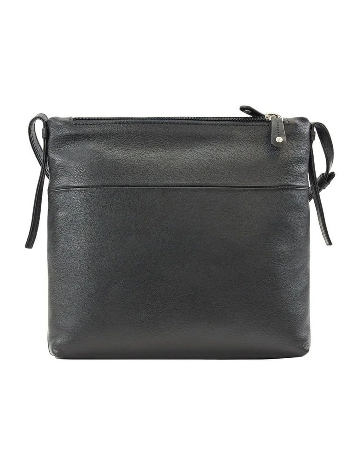 Joan Weisz Dash Zip Top Crossbody Bag In Black 5 Joan Weisz Dash Zip Top Crossbody Bag In Black - Image 3