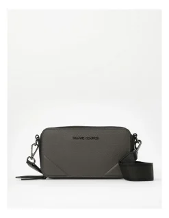 Wayne Cooper Courtnie Camera Crossbody Bag In Gunmetal
