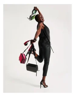 Wayne Cooper Courtnie Camera Crossbody Bag In Gunmetal -Mocha shop 922334230 6 720x928