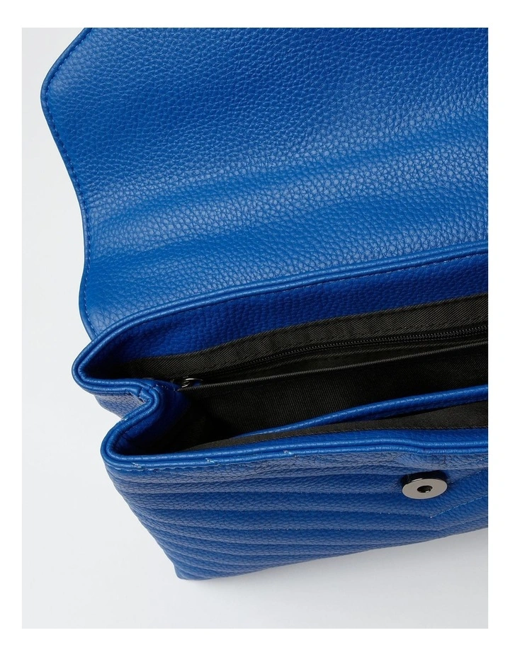 Wayne Cooper Elena Flapover Shoulder Bag In Blue 9 Wayne Cooper Elena Flapover Shoulder Bag In Blue - Image 7