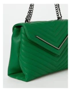 Wayne Cooper Elena Flapover Shoulder Bag In Green 13 Wayne Cooper Elena Flapover Shoulder Bag In Green -Mocha shop 922334950 5 2 720x928