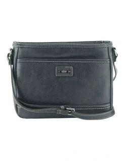 Cellini Sport Winona Zip Top Crossbody Bag In Navy