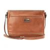Cellini Sport Winona Zip Top Crossbody Bag In Tan 1 Cellini Sport Winona Zip Top Crossbody Bag In Tan -Mocha shop 923308300 1 720x928
