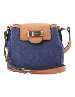 Cellini Sport Patti Zip Top Crossbody Bag In Navy