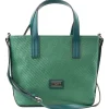 Cellini Sport Holly Zip Top Satchel Bag In Green -Mocha shop 923309110 1 720x928