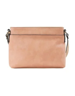 Cellini Sport Edith Zip Top Crossbody Bag In Blush 7 Cellini Sport Edith Zip Top Crossbody Bag In Blush -Mocha shop 923309560 3 720x928