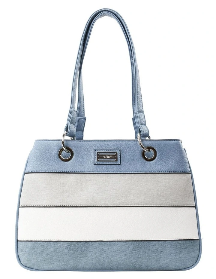 Cellini Sport Meils Zip Top Shoulder Bag In Blue Multi 3 Cellini Sport Meils Zip Top Shoulder Bag In Blue Multi