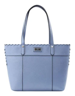 Cellini Sport Jodie Zip Top Tote Bag In Blue