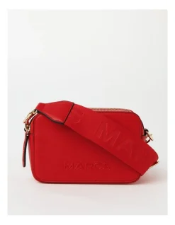 Marcs Budapest Camera Crossbody Bag In Crimson Red