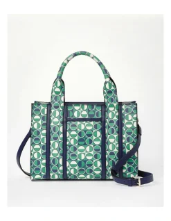 Marcs St Barts Mini Tote Bag In Green/Blue