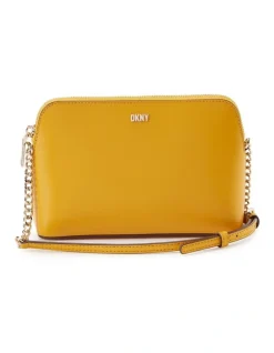 DKNY Bryant Dome Crossbody Bag In Sunflower Yellow