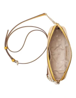 DKNY Bryant Dome Crossbody Bag In Sunflower Yellow -Mocha shop 926657830 4 720x928