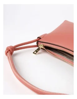 DKNY Kiera Zip Top Shoulder Bag In Coral -Mocha shop 926658010 4 720x928