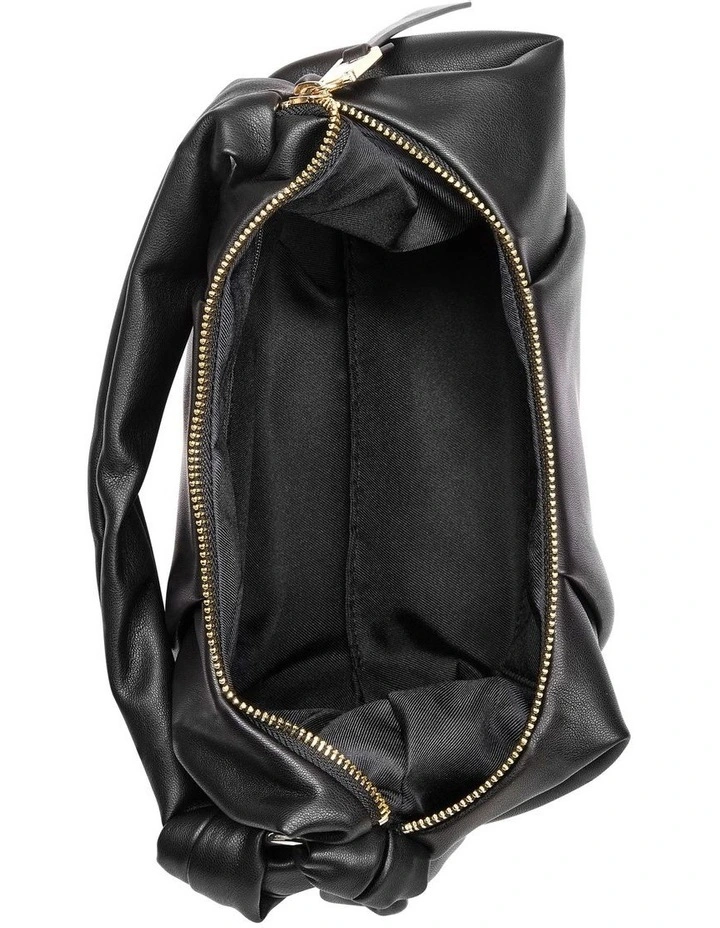 Nine West Doris Zip Top Hobo Bag In Black 5 Nine West Doris Zip Top Hobo Bag In Black - Image 3
