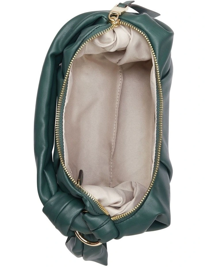 Nine West Doris Zip Top Hobo Bag In Bottle Green 5 Nine West Doris Zip Top Hobo Bag In Bottle Green - Image 3