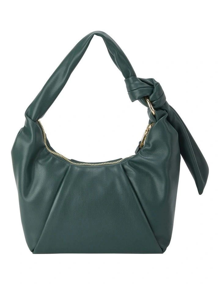 Nine West Doris Zip Top Hobo Bag In Bottle Green 6 Nine West Doris Zip Top Hobo Bag In Bottle Green - Image 4