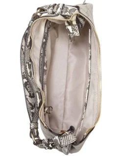 Nine West Irina Logo Zip Top Hobo Bag In Beige Multi -Mocha shop 926660080 3 720x928