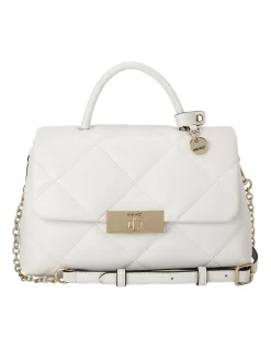 Nine West Marian Flapover Crossbody Bag In Milk