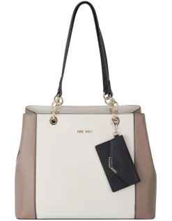 Nine West Basil Tote Bag In Milk Multi