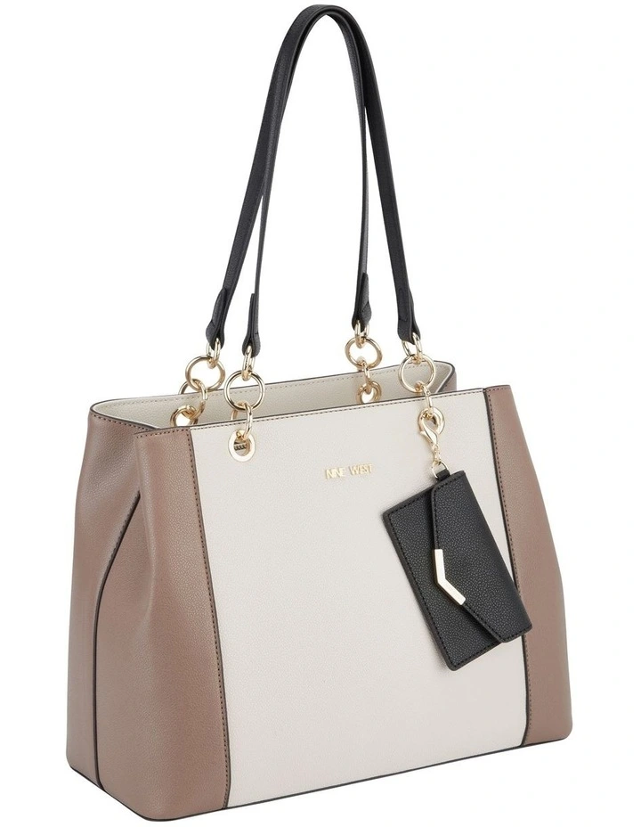 Nine West Basil Tote Bag In Milk Multi 4 Nine West Basil Tote Bag In Milk Multi - Image 2