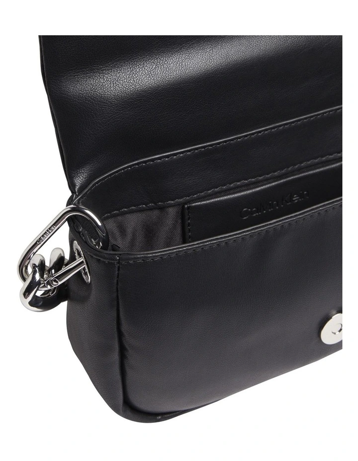 Calvin Klein Faux Leather Crossbody Bag In Black 3 Calvin Klein Faux Leather Crossbody Bag In Black